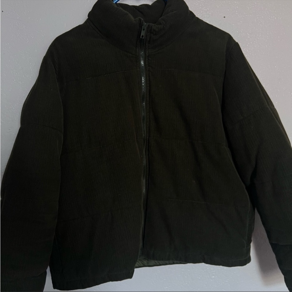 Urban Outfitters Corduroy Puffer Jacket